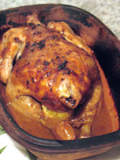 Finished Roasted Chicken